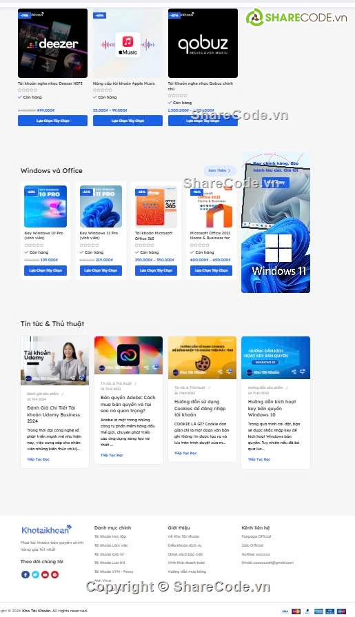 kho tài khoản,kho tài khoản cực đẹp,kho,Sharecode theme wordpress giống kho tài khoản cực,theme wordpress đẹp,code wordpress